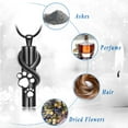 thumbnail image 4 of Personalize Stainless Steel Paw Print Cylinder Urn Pendant Necklace for Cremation Ashes Holder Necklace for Dog Cat Ashes Pet Memorial Jewelry, 4 of 7