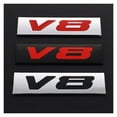 thumbnail image 2 of Metal Car Sticker V6 V8 Rear Emblem Badge Decals Tail Trunk Sticker Fit For Benz AMG Fit For BMW Fit For Mazda Fit For Chevrolet Fit For Skoda Fit For Ford Fit For Opel Fit For Audi Fit For Volvo, 2 of 7