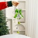 thumbnail image 4 of Colgante de carillón de viento plateado y rojo | Adorno para árbol de Navidad y puerta | Tamaños: 30 cm, 40 cm, 50 cm o 65 cm | Campana navideña de plástico con sonido agradable, 4 of 6