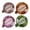 B, variant on 4 Pieces Small Round Hair Clips Fishtail Hair Clip Claws Combs B