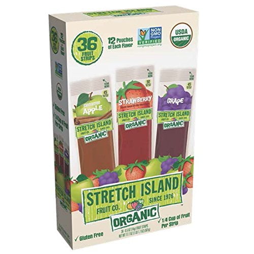 Stretch Island Organic Fruit Strips, .5 oz, 36 Count