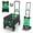green, variant on Portable 2-in-1 Folding Hand Truck & Basket Cart – Retractable Handle, 330 lb Capacity, 4 Wheels – Flatbed Moving Dolly, Folding Shopping Trolley for Home & Transport, green