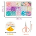 thumbnail image 2 of DIY Bead Jewelry Making Kit, 400 Pcs+ Beads, Charms, Pendants, Accessories, 2 of 4