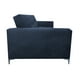 thumbnail image 4 of Sofa Cama Reclinable El Bazar Store Paris Terciopelo Azul marino Futón 3 posiciones Brazos movibles Sala, 4 of 8