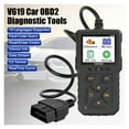 thumbnail image 2 of V619 12V Car OBD2 Diagnostic Tools OBD 2 Scanner Check Engine System Battery Tester Code Reader O2 Sensor Test Auto Accessories ,Sturdy and Compact, 2 of 6