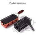 thumbnail image 2 of Jinsinto Mini Raclette Set, Portable Non-Stick Cheese Raclette Rotaster Compact Stove Baking Tray Set Kitchen Home Grilling Tool, 2 of 5