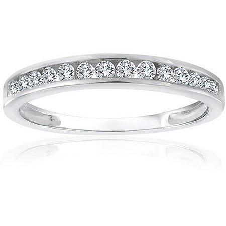 Forever Bride 1/4 Carat T.W. Diamond Sterling Silver Band