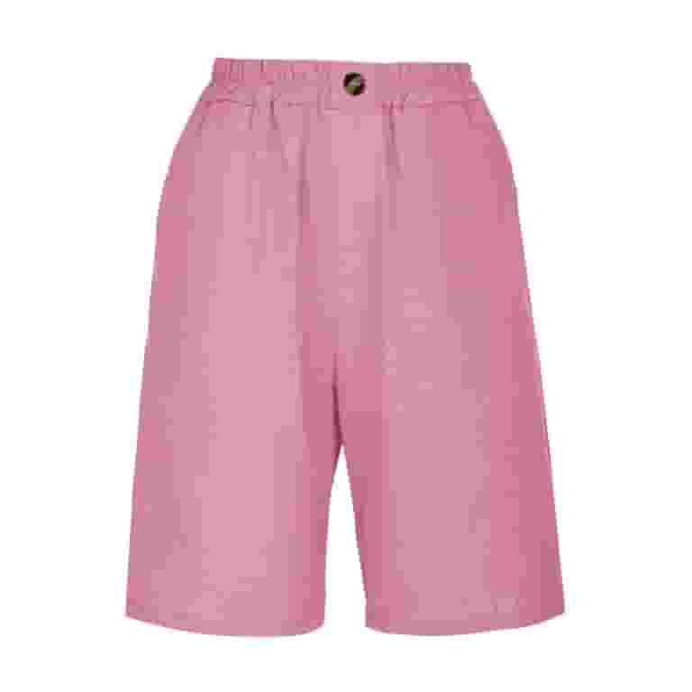 【Anyone more】Equal Bermuda Cotton Wide Pants USOCUTE Womens Wide Leg Cotton Linen Bermuda Shorts with