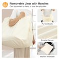 thumbnail image 4 of Canasto para ropa STO STO de 2 niveles con ruedas y bolsa de lona de 110 L, 4 of 7