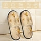 thumbnail image 2 of Balery Pantuflas de Casa de Felpa Silenciosas con Diseño Estampado, Zapatillas Cómodas Antideslizantes de Algodón para Interior-Large, 2 of 8