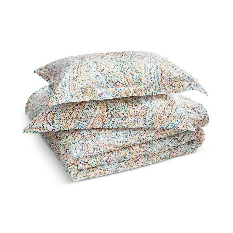 Lauren Ralph Lauren Cayden Cotton Percale 3 Pc. Paisley Duvet Cover Set KING