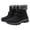 B Black, variant on Women Winter Ankle Snow Boots Waterproof Lined Ankle Booties Wide Width Boots Warm Comfy Walking Soft Winter Shoes Size Black 40