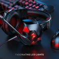 thumbnail image 5 of RUNMUS Gaming Headset with Noise Canceling Mic & LED Light, PS4 Gaming Headphones, Compatible with PS5 Xbox One PC MAC Laptop, 5 of 8