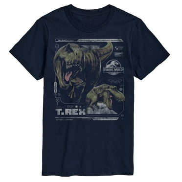 Jurassic World: Rebirth - T-Rex Digital Profile - Men's Short Sleeve Graphic T-Shirt