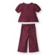 thumbnail image 2 of Conjunto coordinado infantil Beebay a rayas color maroon, 6-12 meses, 2 of 7