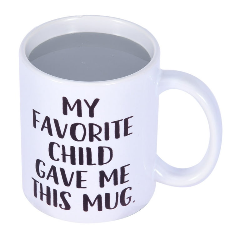 Galvanox Soho Electric Ceramic 12oz Coffee Mug with Warmer - My Favorite Child Gave Me This Mug - Makes Great Gift