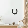 thumbnail image 2 of Iron Horseshoe colgante colgante de herradura decoración de pared de hierro fundido en forma de pared de herradura colgando, 2 of 7