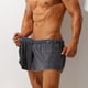 thumbnail image 2 of 1 paquete de toalla de baño suave para hombre, pantalones cortos, toalla de playa suave para nadar, manta (gris), 2 of 4
