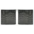 thumbnail image 3 of MIPCASE 2Pcs Sturdy Black Mesh Water Pump Filter Bag with Drawstring for Home Use, 3 of 8