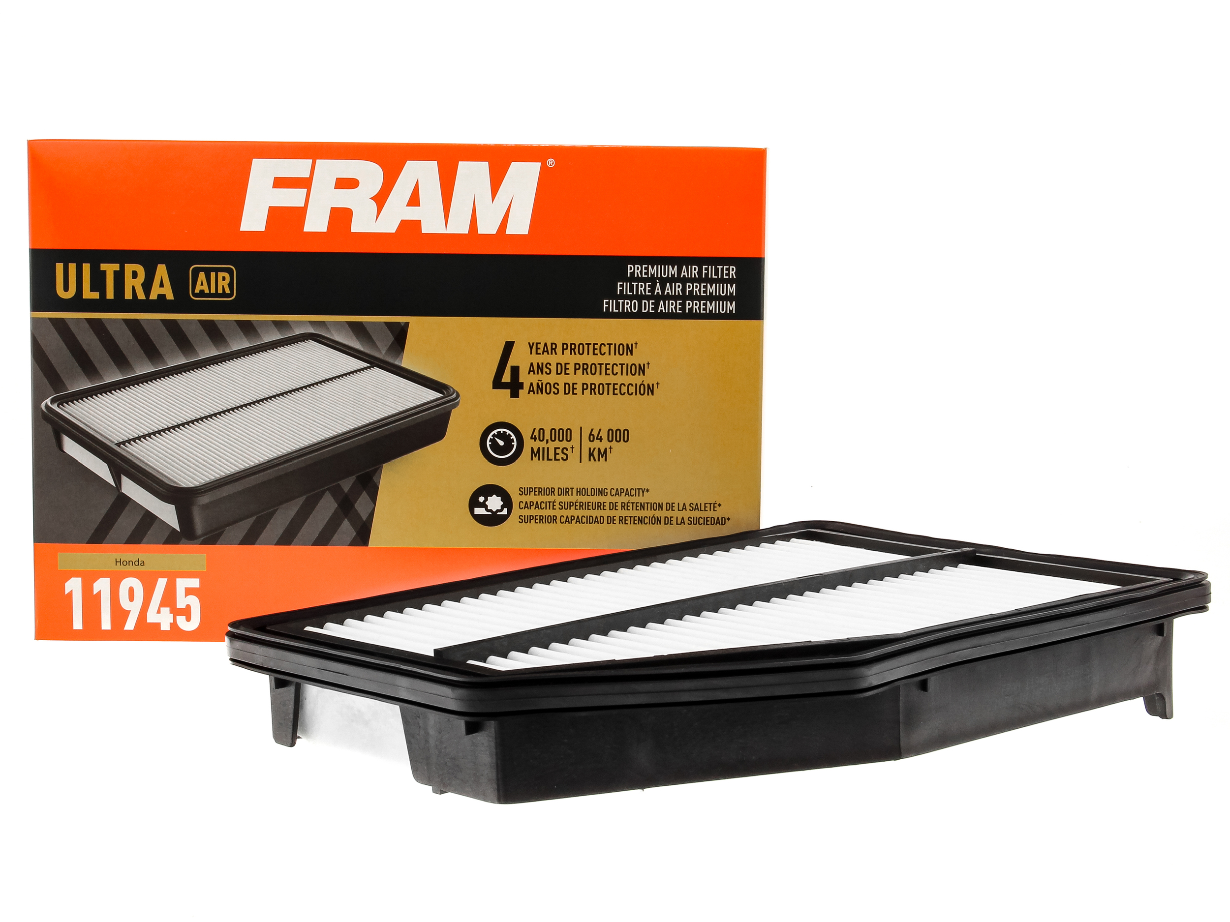 FRAM Extra Guard Filtro Aria Motore CA305, Protezione Avanzata, Per Chrysler, Dodge, Plymouth