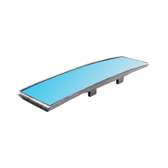 Espejo retrovisor Interior para coche, cristal retrovisor de seguridad para montar, accesorio para automóvil, gran angular, hebilla Vehículos, repuestos y accesorios Mis Marco plateado cepillado. Speravity VI017143-04