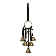 Pompotops Metal Bells for Door Knob Vintage Wind Chimes With Keys For Home Protection And Decoration Doorbells