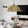 thumbnail image 6 of Boho Light Shade Accessory Weave Rope Lampshade for Bedroom Teahouse Hallway, 6 of 8