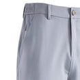 thumbnail image 3 of USNSM Mens Golf Pants Lightweight Solid Color Stretch Waist Business Work Dress Pants Pocket Zipper Button Casual Slacks Gray XXL, 3 of 4