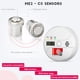 thumbnail image 2 of Detector de alarma de monóxido de carbono con pantalla digital que funciona con pilas para uso doméstico, 2 of 8
