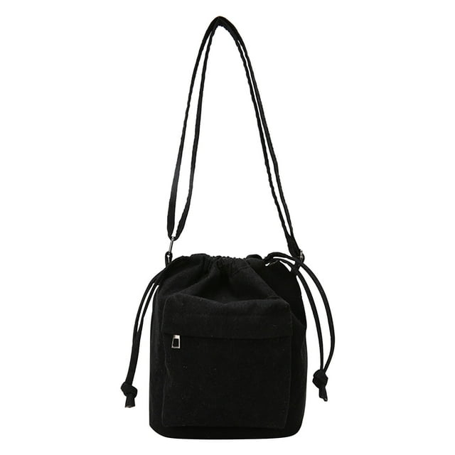 bbymog Home Organization Canvas Shoulder Bag Small Cloth Bag Multiple Backpack Styles