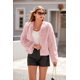 thumbnail image 5 of Abrigo PRETTYGARDEN 2025 de forro polar corto con piel sintética rosa M, 5 of 8