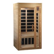 Golden Designs Sauna Golden Designs "Barcelona Select" 1-2-person Low EMF Far Infrared Sauna Canadian Hemlock