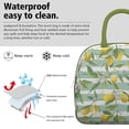 thumbnail image 3 of Lunch Bag Lunch Box for Women Reusable Insulated Lunch Bags,Water-Resistant Lemon Fruit Cooler Lunch Tote Bag, Large Capacity for Work Travel Picnic, 3 of 6
