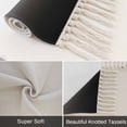 thumbnail image 6 of Black Ombre Washable Area Rug 3'x5',Black Grey White Gradient Modern Abstract Art Woven Cotton Tassels Kitchen Rugs,Non Slip Indoor Door Mat Throw Carpet for Entryway Living Room Nursery Laundry Room, 6 of 9