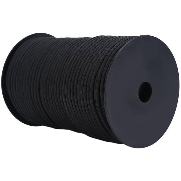 Cuerda de paracaídas multifunción de 9 hebras, rollo de polipropileno y poliéster para supervivencia al aire libre, 100 m