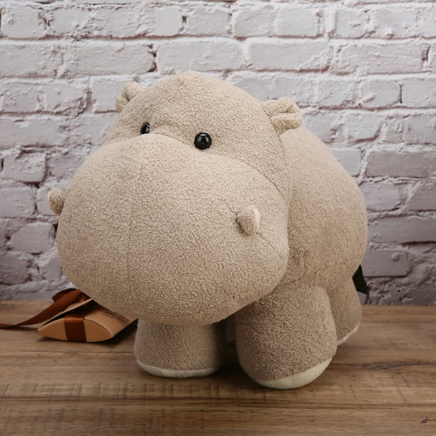 Juguete De Peluche Con Forma De Hipopótamo Y Elefante Animal De Simulación Para Decoración De Regalos Para Niños