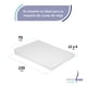 thumbnail image 5 of Colchón De Cuna Antirreflujo - Medidas 130 x 7 0 x 12 A 6 cm Memory Foam COLCHON ANTIRREFLUJO MEMORY FOAM, 5 of 8