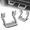 Silver, variant on OSM 2 PC Non-Slip Side Step for Trucks SUVs Compatible with Chevy, Ford, Toyota, GMC, Dodge and Jeep, Aluminum Silver