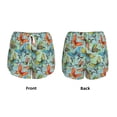 thumbnail image 5 of Lsque Retro Flying Butterflies Printed Women's Running Shorts with Liner Pockets,Elastic Quick Dry Workout Athletic Gym Yoga Shorts,Womens High Waist Shorts-Small, 5 of 9