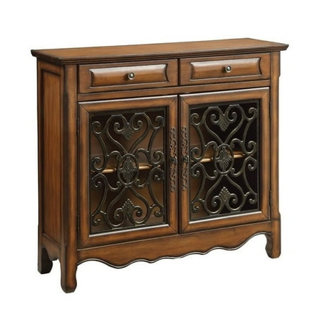 Bowery Hill 2 Drawer Accent Chest In Brown Walmart Canada