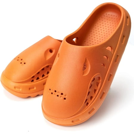 

Clogs Slippers Shark Shape for Women Men Non-Slip House Garden Mesh Sandals Lightweight Casual Beach Hiking Shoes Wide Width Mules Shoes for Indoor and Outdoor