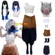 thumbnail image 2 of Disfraz de Cosplay de Anime Hashibira Inosuke, uniforme de Inosuke, peluca, máscara de cerdo, atuendo de Halloween para mujeres, sirvientas de conversión sexual, 2 of 5