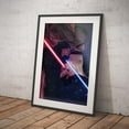 thumbnail image 3 of Couple Poster Canvas Prints Wall Art Décor Fine Art Reylo Posters for Bedroom Wall Decoration- Framed 8x12 inch, 3 of 6
