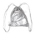 thumbnail image 4 of Bolsa de nailon pequeña para gimnasio, mochila deportiva de viaje plegable de gran capacidad con cordón, impermeable, mochila de nailon, 4 of 6