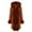 Brown, variant on Babysbule Winter Coats for Women Women Autunm And Winter Solid Jacket Long Sleeve Outwear Zipper Cardigan With Detachable Wool Collar Hooded Keep Warm Coat Tops Tops