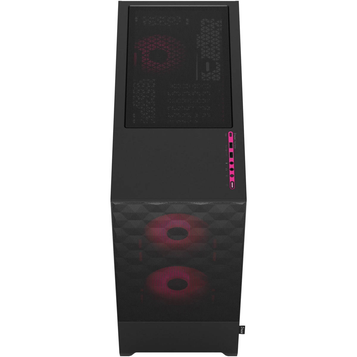Fractal Design Pop Air RGB Black Magenta Core TG ATX High-Airflow Clear Tempered Glass Window Mid Tower Computer Case