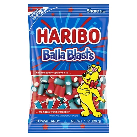 HARIBO Balla Blasts, 7oz, Share Size