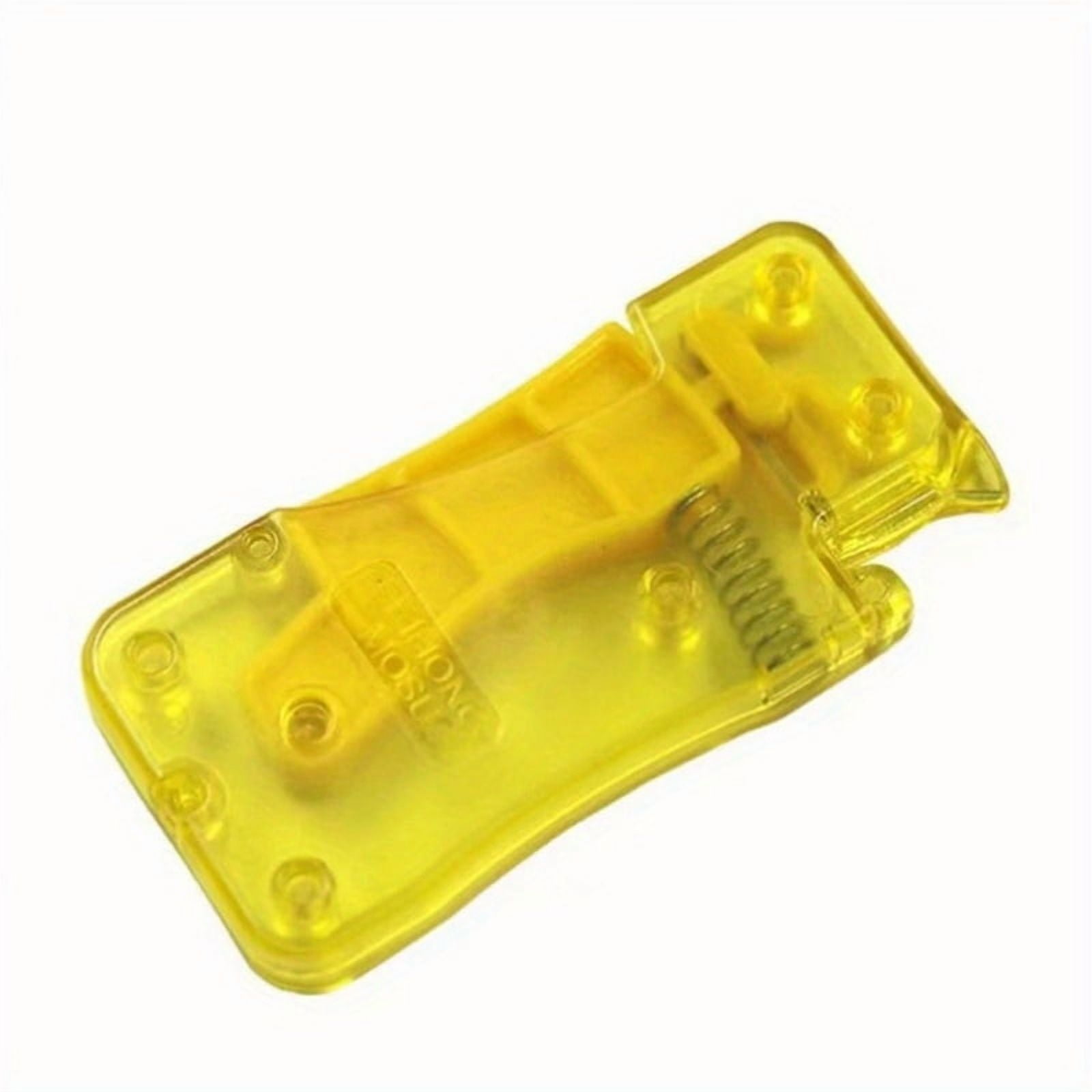 Yellow Automatic Needle Threader, Simple Threader for Needles Compatible with Hand Sewing & Sewing Machine Needles for DIY Repairs