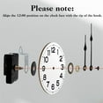thumbnail image 4 of Clock Mechanism Replacement Battery Operated Silent Clocks Kit Clock Hand DIY Repair Parts Shaft Length 12mm+16mm+23mm, 4 of 6