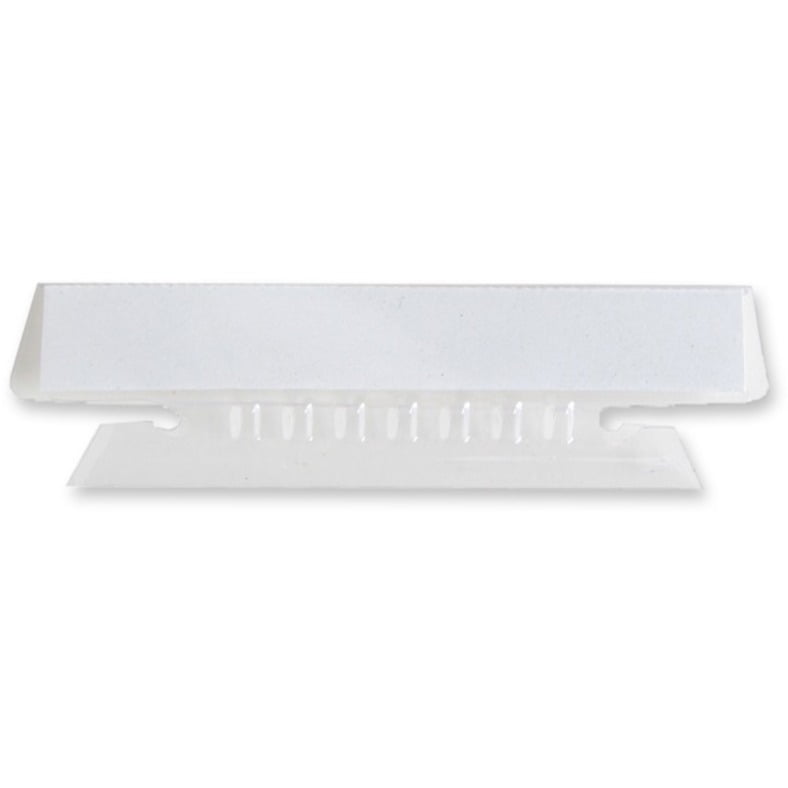 Sparco, SPRSP43T, Plastic Clear Tabs, 25 / Pack